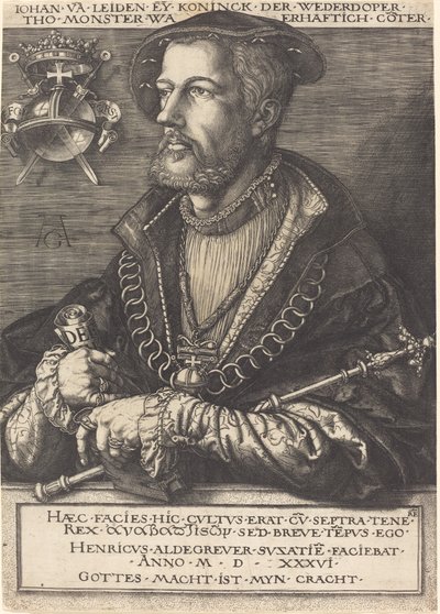 Jan van Leyden von Heinrich Aldegrever