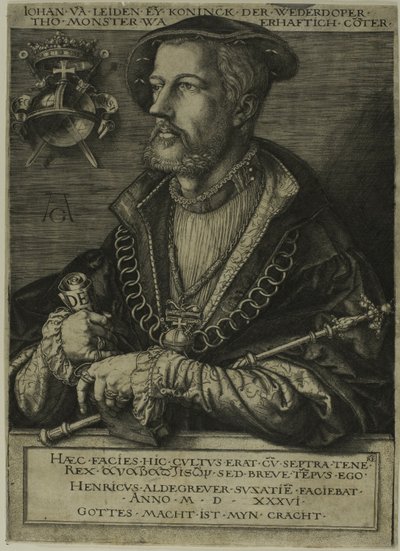 Jan van Leyden von Heinrich Aldegrever