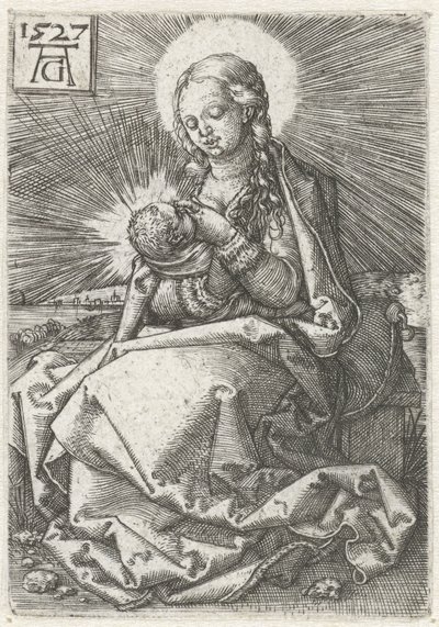 Madonna mit Kind an der Brust von Heinrich Aldegrever