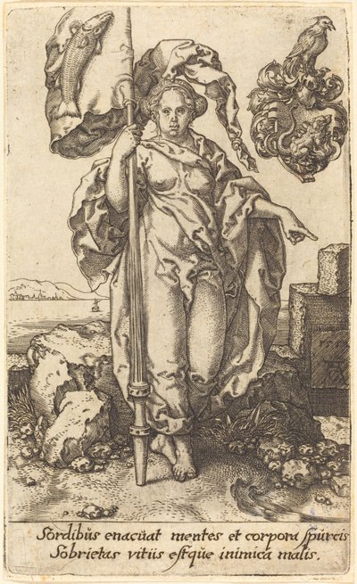 Mäßigung von Heinrich Aldegrever