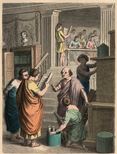 Antikes Rom: Verkauf und Herstellung von Büchern von Heinrich Leutemann