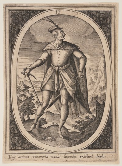 Tafel 13 aus Militärfiguren von Heinrich Ulrich