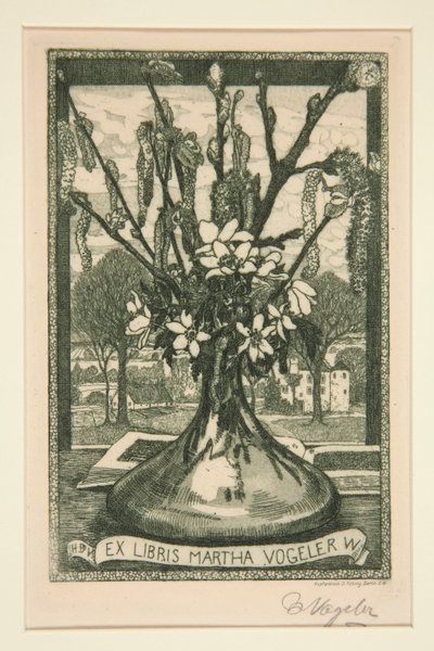 Exlibris von Heinrich Vogeler