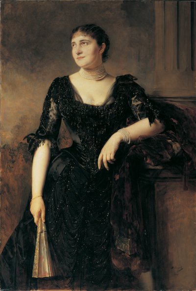 Damenbildnis von Heinrich von Angeli