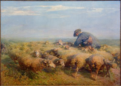 Die Schafherde von Heinrich von Zügel