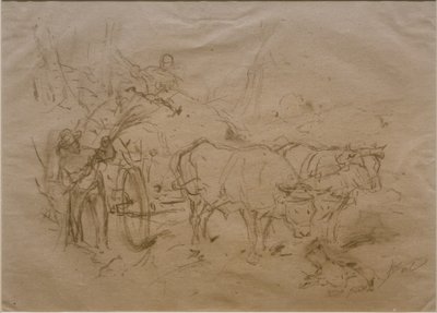 Ochsenfuhrwerk von Heinrich von Zügel