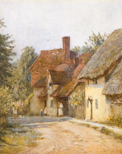 East Hagbourne, Berkshire von Helen Allingham