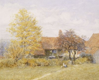 Old Wyldes Farm, Hampstead von Helen Allingham