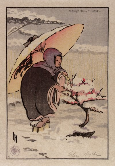 Kleine rosa Pflaume von Helen Hyde