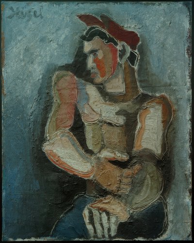 Mann mit Schiebermütze von Helmut Kolle