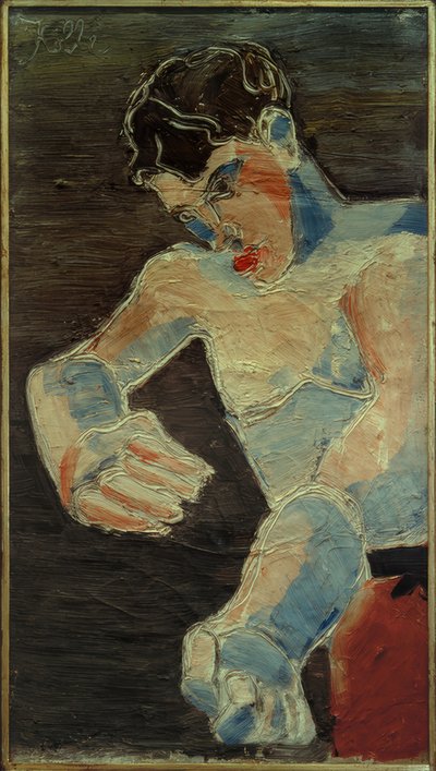 Selbstbildnis (Junger Boxer) von Helmut Kolle