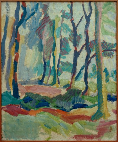 Herbstwald bei Krefeld von Helmuth Macke