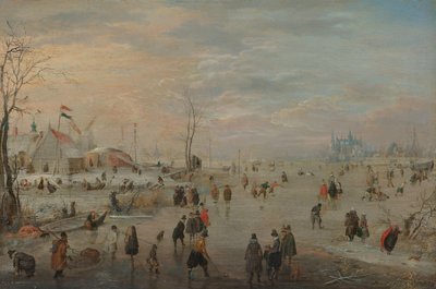 Genießen des Eises von Hendrick Avercamp