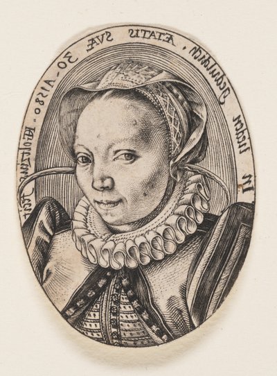 Grietgen Jansdochter, Ehefrau des Künstlers von Hendrick Goltzius