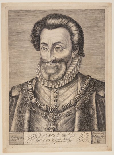 Heinrich IV. von Frankreich von Hendrick Goltzius