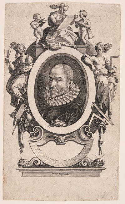 Johannes Stradanus von Hendrick Goltzius