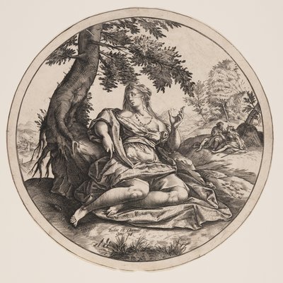 Judah und Thamar von Hendrick Goltzius