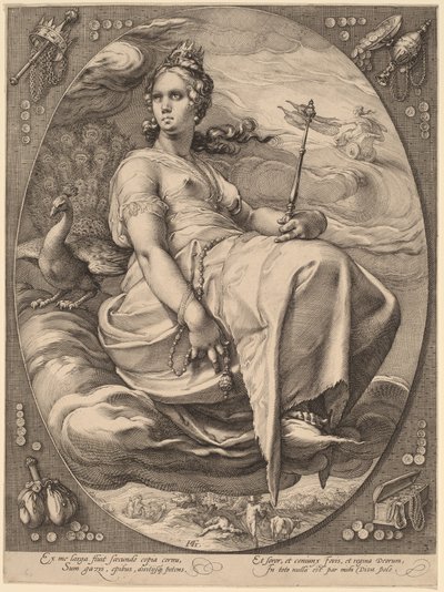 Juno von Hendrick Goltzius