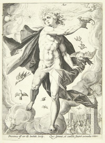 Luft (Aer) von Hendrick Goltzius
