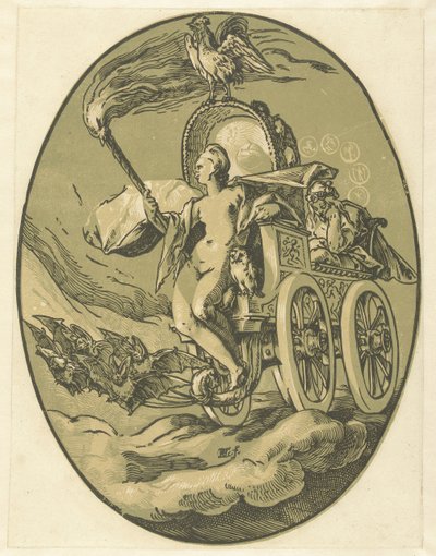 Nox (Götter und Göttinnen) von Hendrick Goltzius