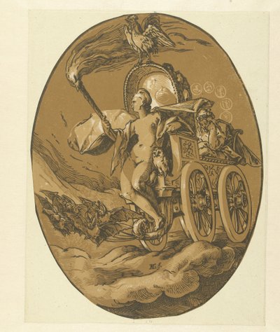 Nox (Götter und Göttinnen, Serientitel) von Hendrick Goltzius