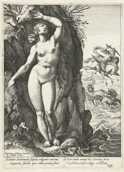 Perseus und Andromeda von Hendrick Goltzius