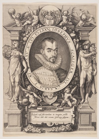 Porträt von Josephus Justus Scaliger von Hendrick Goltzius