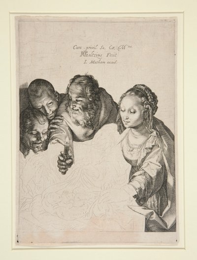 Die Anbetung der Hirten von Hendrick Goltzius