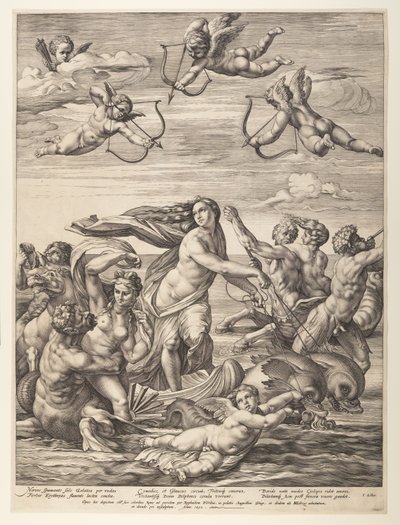 Der Triumph der Galatea von Hendrick Goltzius