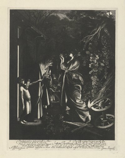 Verspottung der Ceres von Hendrick Goudt