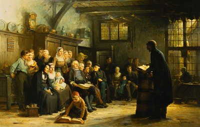 Sonntagnachmittag im Hinterland, 1883 von Hendrick Valkenburg