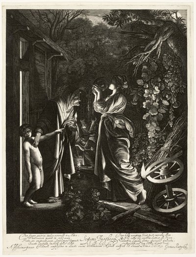 Die Verspottung der Ceres von Hendrick von Goudt