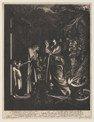Die Verspottung der Ceres von Hendrick von Goudt
