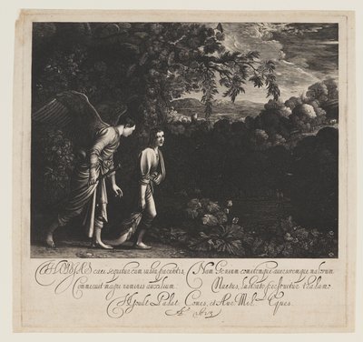 Tobias und der Engel von Hendrick von Goudt