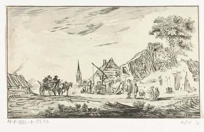 Dorfansicht von Hendrik Busserus