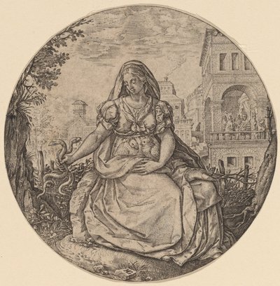 Allegorie der Klugheit von Hendrik Goltzius