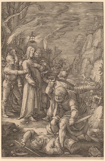 Christus gefangen genommen von Hendrik Goltzius