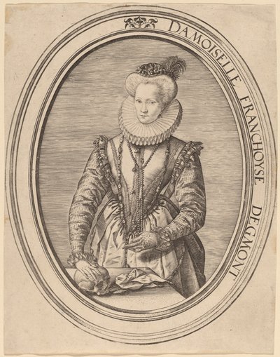 Françoise van Egmond von Hendrik Goltzius