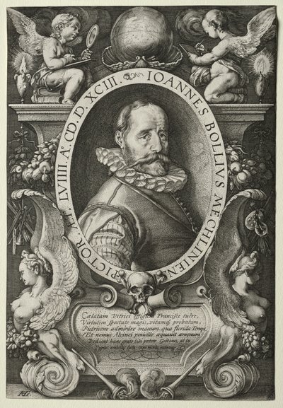 Hans Bol, 1593 von Hendrik Goltzius