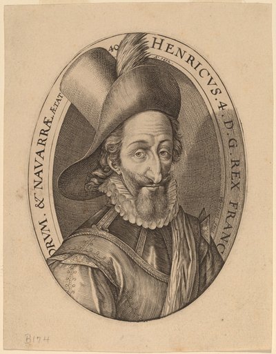 Heinrich IV., König von Frankreich von Hendrik Goltzius