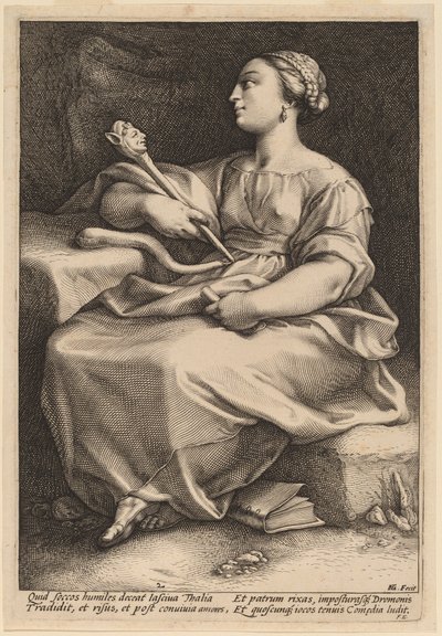 Thalia von Hendrik Goltzius