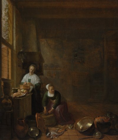 Eine Küche, ca. 1643 von Hendrik Martensz. Sorgh