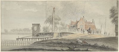 Die Schleuse in Spaarndam von Hendrik Spilman