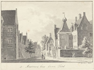 Das Ambtmanshaus in Tiel von Hendrik Spilman