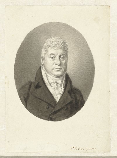 Porträt von F.D. Changuion von Hendrik Willem Caspari