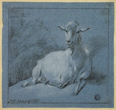 Ziege von Hendrik Willem Schweickhardt
