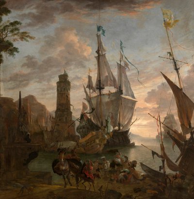 Orientalischer Hafen von Hendrik van Minderhout