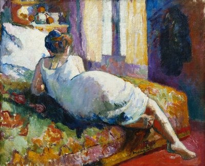 Jeanne im Hemd von Henri Charles Manguin