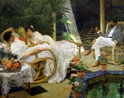 Der Innenhof, 1908 von Henri Achille Zo