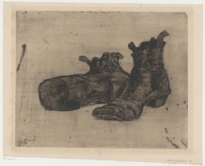Paar Stiefel von Henri Charles Guérard (signed by artist)